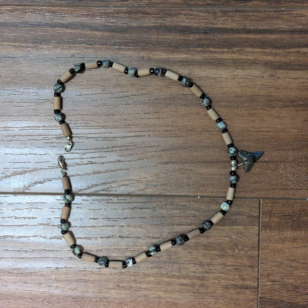 Shark Tooth Artisan Handmade Necklace Beach